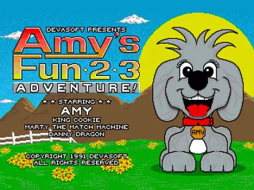 Amy's Fun-2-3 Adventure_Disk1 screen shot title